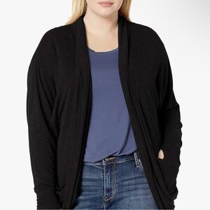 ♥️ Marc New York Performance Black Fleece Cardigan